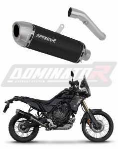 Yamaha Tenere 700 2021 - 2024 Exhaust Silencer Muffler S6 BLACK + dB killer