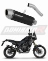 Yamaha Tenere 700 2019 - 2020 EXHAUST Muffler Auspuff Sportauspuff Silencer Echappement Silencieux Scarico Scarichi Escape S6 BLACK Dominator x