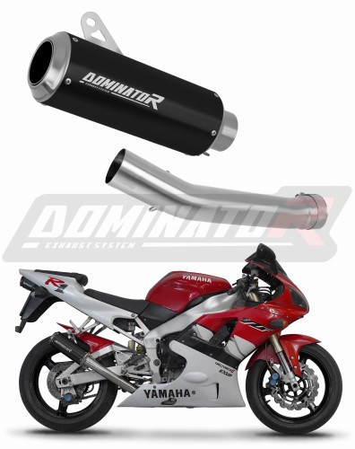 Yamaha YZF R1 1000 RN04 2000 2001 motorcycle Exhaust Muffler Auspuff Sportauspuff Silencer Echappement Silencieux Scarico Scarichi Escape Wydech Tłumik GP BLACK Dominator x