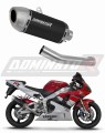 wydech tłumik DOMINATOR S6 Shorty CZARNY pasujący do motocykla Yamaha YZF R1 1000 RN04 2000 - 2001