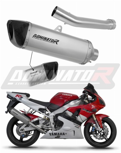 exhaust muffler DOMINATOR homologated road legal titanium HP6 fits to Yamaha YZF R1 1000 RN04 2000  2001
