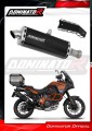 KTM 1190 Adventure R 2013 2016 Motorcycle Muffler Auspuff Sportauspuff Silencer Echappement Silencieux Scarico Scarichi Escape Wydech Tłumik P7 BLACK Dominator Exhaust System