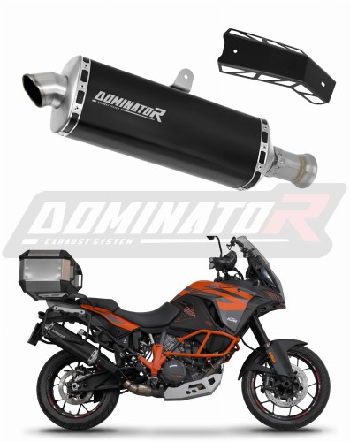 KTM 1190 Adventure R 2013 2016 Motorcycle Muffler Auspuff Sportauspuff Silencer Echappement Silencieux Scarico Scarichi Escape Wydech Tłumik P7 BLACK Dominator Exhaust System x