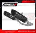 Suzuki GSXR 1000 K9 L0 L1 2009 2011 Motorcycle Muffler Auspuff Sportauspuff Silencer Echappement Silencieux Scarico Scarichi Escape Wydech Tłumik HP6 Black Twin Dominator Exhaust System