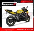exhaust muffler DOMINATOR S6 BLACK fits to Suzuki GSXR 1000 K1  K4 2001  2004 4