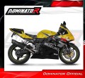 wydech tłumik DOMINATOR HP6 CZARNY pasujący do motocykla Suzuki GSXR 750 K1-K5 2001 - 2005 5