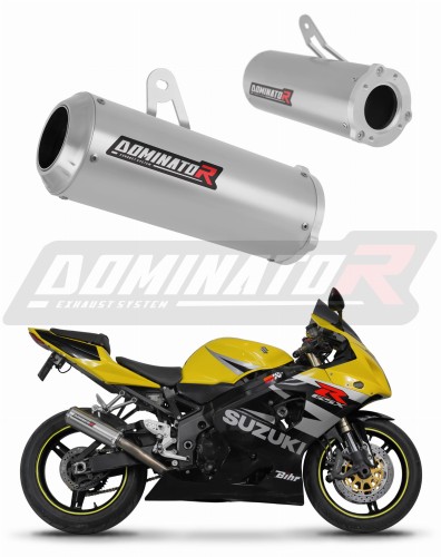 exhaust muffler DOMINATOR GP fits to Suzuki GSXR 600 K1K5 2001  2005 6