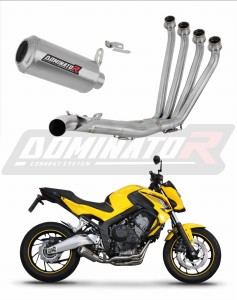 Honda CBR 650 F 2014 - 2018 Full Exhaust System Collector Silencer GP + dB killer medium