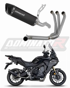 Yamaha Tracer 9 / GT 2025 - 2026 Full Exhaust System Collector Silencer HP6 BLACK + dB killer