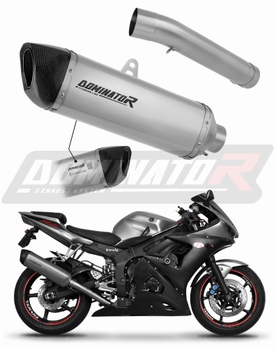 wydech tłumik DOMINATOR Homologowany Tytanowy HP6 pasujący do motocykla Yamaha YZF R6 2003 - 2005 6