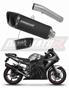 Yamaha YZF R6 2003 - 2007 EU Approved Exhaust Silencer HP6 BLACK + dB killer