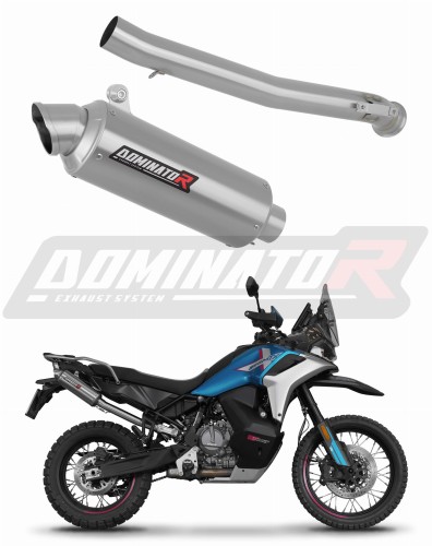 CF MOTO 800 MT-X 2025 Exhaust Muffler Auspuff Sportauspuff Silencer Echappement Silencieux Scarico Scarichi Escape Toba de esapament Avgas Ljuddämpare Wydech Tłumik GPF Dominator Exhaust System x