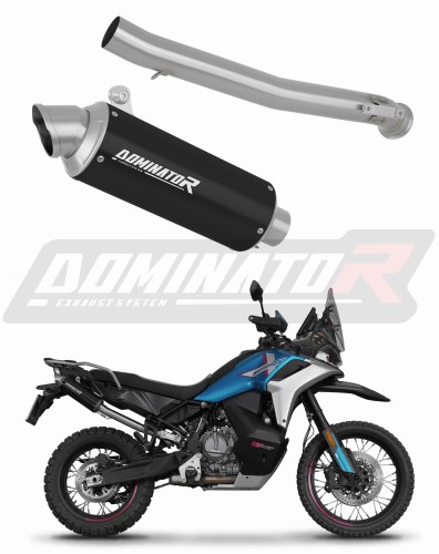 CF MOTO 800 MT-X 2025 Exhaust Muffler Auspuff Sportauspuff Silencer Echappement Silencieux Scarico Scarichi Escape Toba de esapament Avgas Ljuddämpare Wydech Tłumik GPF Black Noir Nero Negro Svart Schwarz Negru Dominator x