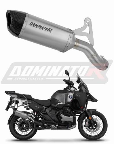 exhaust muffler DOMINATOR titanium HP6 fits to BMW R1300GS Adventure 2024  2025