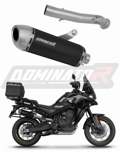 wydech tłumik DOMINATOR S6 CZARNY pasujący do motocykla CF MOTO 800 MT 2022 - 2025