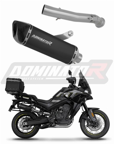 CF MOTO 800 MT 2022 2025 Explore Sport Touring Motorcycle Muffler Auspuff Sportauspuff Silencer Echappement Silencieux Scarico Scarichi Escape Wydech Tłumik HP6 Black Dominator Exhaust System x