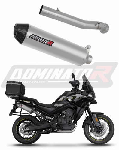 CF MOTO 800 MT 2022 2025 Explore Sport Touring Motorcycle Muffler Auspuff Sportauspuff Silencer Echappement Silencieux Scarico Scarichi Escape Wydech Tłumik MX2 Dominator Exhaust System x