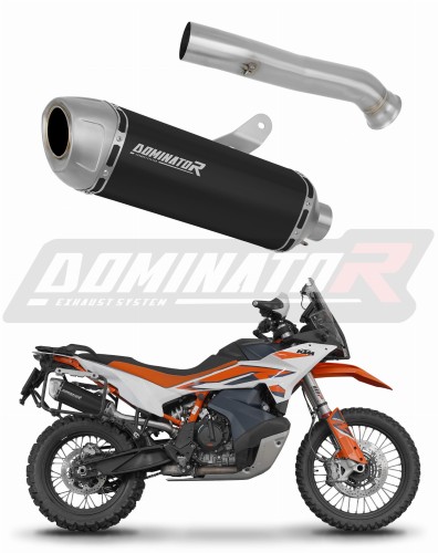 KTM 790 Adventure / R 2019 2025 Exhaust Muffler Auspuff Sportauspuff Silencer Echappement Silencieux Scarico Scarichi Escape Toba de esapament Avgas Ljuddämpare Wydech Tłumik S6 Black Noir Nero Negro Svart Schwarz Negru Dominator x