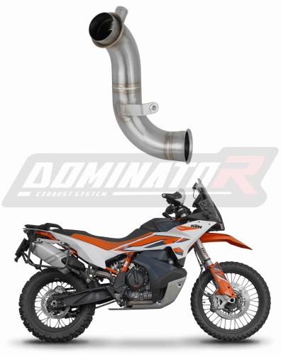 decat mid muffler DOMINATOR Mid Pipe fits to KTM 890 Adventure / R 2024  2025