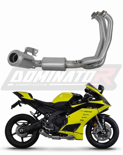 complete exhaust system with muffler DOMINATOR Full System GPS fits to Yamaha YZF R9 2025  6