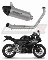 kompletny układ wydechowy z tłumikiem DOMINATOR Full System Tytanowy HP8 pasujący do motocykla Yamaha YZF R125 2024 - 2025