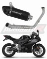 complete exhaust system with muffler DOMINATOR Full System HP8 BLACK fits to Yamaha YZF R125 2024  2025