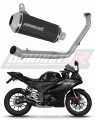 complete exhaust system with muffler DOMINATOR Full System OV G2 BLACK fits to Yamaha YZF R125 2021  2024