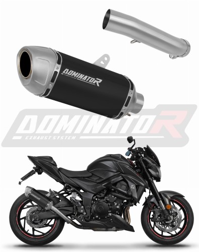 Suzuki GSX-S 750 2017 2020 Motorcycle Muffler Auspuff Sportauspuff Silencer Echappement Silencieux Scarico Scarichi Escape Wydech Tłumik S6 Black Dominator Exhaust System x