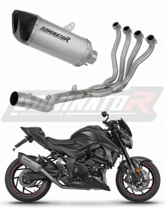 Suzuki GSX-S 750 2017-2020 Full Exhaust System Collector Silencer Titanium HP6 + dB killer