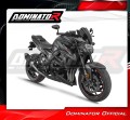 complete exhaust system with muffler DOMINATOR Full System S6 BLACK fits to Suzuki GSXS 750 2017  2020 5