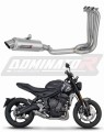 complete exhaust system with muffler DOMINATOR Full System GPF fits to Triumph Trident 660 2021  2024