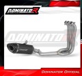 complete exhaust system with muffler DOMINATOR Full System HP8 BLACK fits to Triumph Trident 660 2021  2024 2