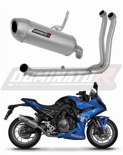 kompletny układ wydechowy z tłumikiem DOMINATOR Full System S6 pasujący do motocykla Suzuki GSX-8R / 8S 2023 - 2025