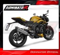 kompletny układ wydechowy z tłumikiem DOMINATOR Full System Tytanowy HP6 pasujący do motocykla Triumph STREET TRIPLE 765 S / R / RS 2023 - 2024