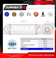 exhaust muffler DOMINATOR homologated road legal ROUND fits to Suzuki VStrom 1050 DE 2023  2025 5