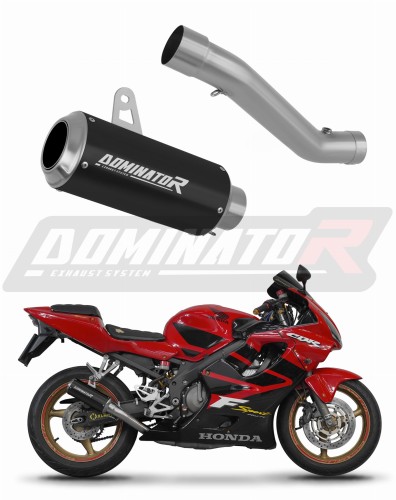 exhaust muffler DOMINATOR GP BLACK fits to Honda CBR 600 F4i Sport 2001  2006