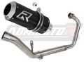 kompletny układ wydechowy z tłumikiem DOMINATOR Full System GP CZARNY pasujący do motocykla Honda CBR 150 R 2011 - 2016 2