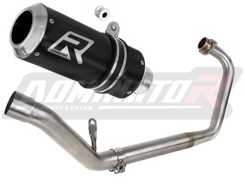 kompletny układ wydechowy z tłumikiem DOMINATOR Full System GP CZARNY pasujący do motocykla Honda CBR 150 R 2011 - 2016 2