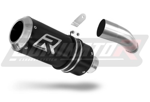 Suzuki GSX S 750 2017 2020 Exhaust Muffler Auspuff Sportauspuff Silencer Echappement Silencieux Scarico Scarichi Escape Toba de esapament Avgas Ljuddämpare Wydech Tłumik GP Black Noir Nero Negro Svart Schwarz Negru Dominator x