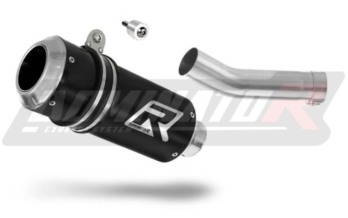 exhaust muffler DOMINATOR GP BLACK fits to Triumph STREET TRIPLE 675 R / S / RS 2013  2016 2