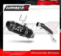 BMW G310R 2016 2022 Exhaust Muffler Auspuff Sportauspuff Silencer Echappement Silencieux Scarico Scarichi Escape Toba de esapament Avgas Ljuddämpare Wydech Tłumik Carbon Tip HP3 Black Noir Nero Negro Svart Schwarz Negru Dominator