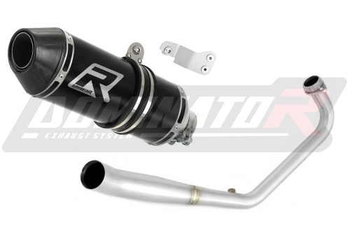 Honda CB 125 R 2018 2020 Exhaust Muffler Auspuff Sportauspuff Silencer Echappement Silencieux Scarico Scarichi Escape Toba de esapament Avgas Ljuddämpare Wydech Tłumik Carbon Tip HP3 Black Noir Nero Negro Svart Schwarz Negru Dominator x