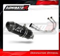 Yamaha MT-03 2017 2020 Exhaust Muffler Auspuff Sportauspuff Silencer Echappement Silencieux Scarico Scarichi Escape Toba de esapament Avgas Ljuddämpare Wydech Tłumik Carbon Tip HP3 Black Noir Nero Negro Svart Schwarz Negru Dominator