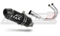 kompletny układ wydechowy z tłumikiem DOMINATOR Full System HP3 CZARNY pasujący do motocykla Yamaha MT-03 2017 - 2020 2
