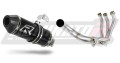 kompletny układ wydechowy z tłumikiem DOMINATOR Full System HP3 CZARNY pasujący do motocykla Yamaha XSR 900 2016 - 2021
