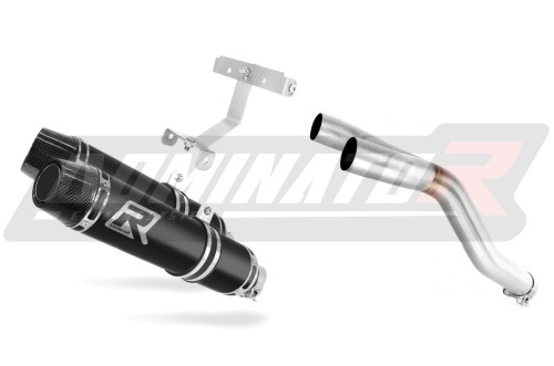 wydech tłumik DOMINATOR HP3 CZARNY pasujący do motocykla Yamaha FZ6 2004 - 2010