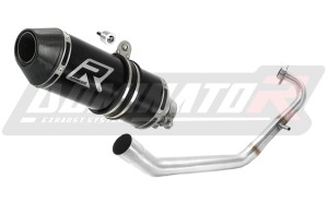 Yamaha YZF R125 2008 - 2013 Full Exhaust System Collector Silencer HP3 BLACK + dB killer