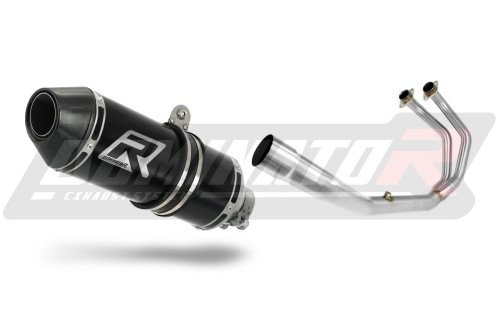 Yamaha YZF R3 300 2015 2018 Exhaust Muffler Auspuff Sportauspuff Silencer Echappement Silencieux Scarico Scarichi Escape Toba de esapament Avgas Ljuddämpare Wydech Tłumik Carbon Tip HP3 Black Noir Nero Negro Svart Schwarz Negru Dominator x