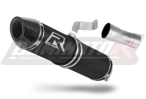 Triumph Street Triple 765 S / R / RS 2017 2022 Exhaust Muffler Auspuff Sportauspuff Silencer Echappement Silencieux Scarico Scarichi Escape Toba de esapament Avgas Ljuddämpare Wydech Tłumik Carbon Tip HP2 Black Noir Nero Negro Dominator x