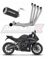kompletny układ wydechowy z tłumikiem DOMINATOR Full System GP CZARNY pasujący do motocykla Honda CBR 650 R / E-Clutch 2024 - 2025 6
